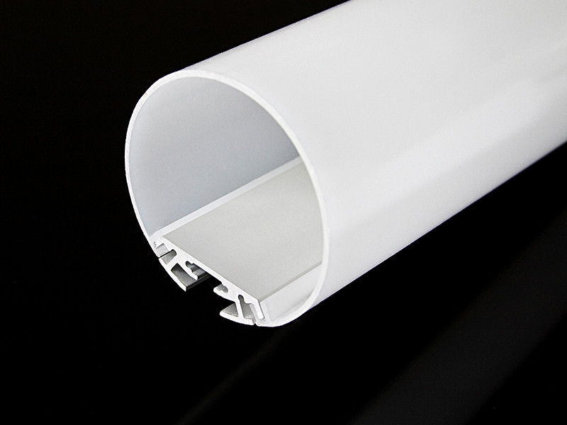 Алюминиевый профиль подвесной с круглым экраном D60(35x11) для LED ленты