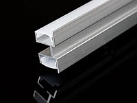 Алюминиевый профиль накладной с экранами 30,5x17,6 для LED ленты