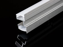 Алюминиевый профиль накладной с экранами 30,5x17,6 для LED ленты