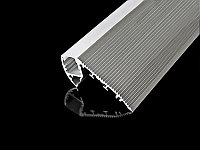 Алюминиевый профиль для ступеней с экраном 75x23 для LED ленты