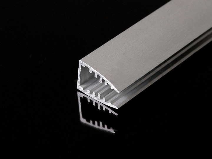 Алюминиевый профиль торцевой на стекло 18х12,5 для LED ленты