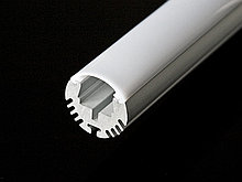Алюминиевый профиль круглый с экраном D27,5 для LED ленты