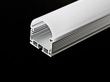 Алюминиевый профиль с экраном 27,5х24(30) для LED ленты