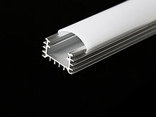 Алюминиевый профиль с экраном 18х11,4 для LED ленты