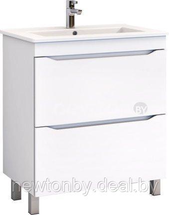 Vigo Тумба Grani 750-0-2 под умывальник Оскар 75 напольная (белый) - фото 1 - id-p238313341