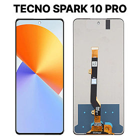 Экран для Tecno Spark 10 Pro c тачскрином, черный