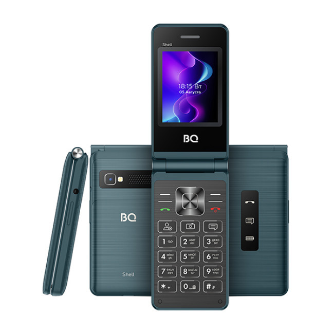 Мобильный телефон BQ BQ-2411 Shell (бирюзовый)