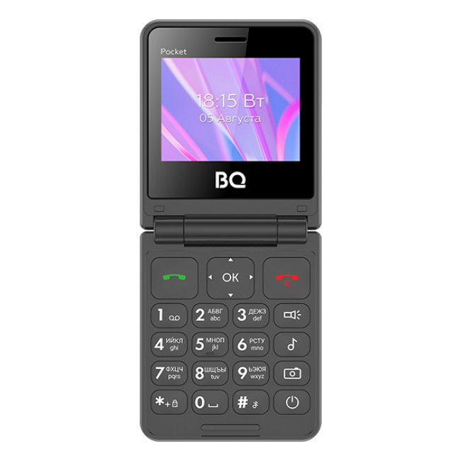 Мобильный телефон BQ BQ-2456 Pocket (черный)
