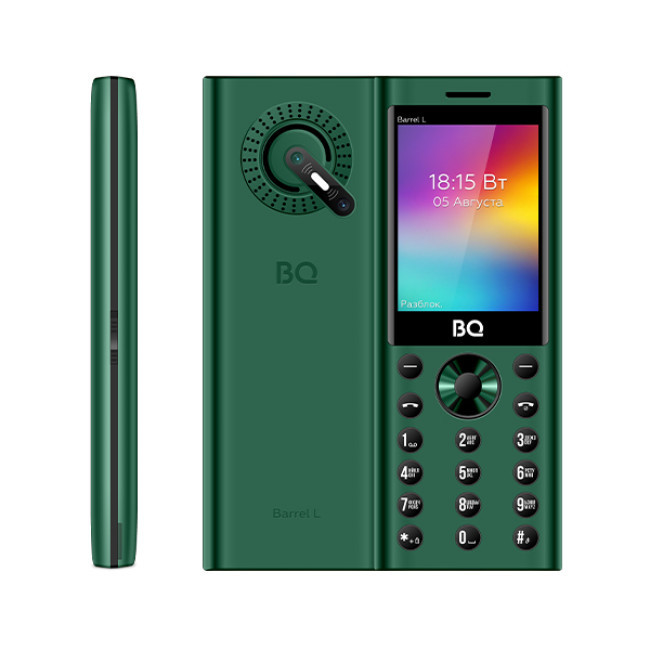 Мобильный телефон BQ BQ-2458 Barrel L (зеленый)