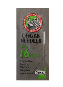 Иглы швейные универсальные ORGAN №100