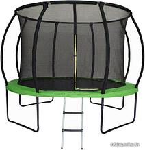 Батут Atlas Sport 312 см - 10ft Master (с лестницей, зеленый) зеленый, черный