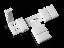 Коннектор 3T 2pin 10мм для светодиодной ленты одноцветной 5050