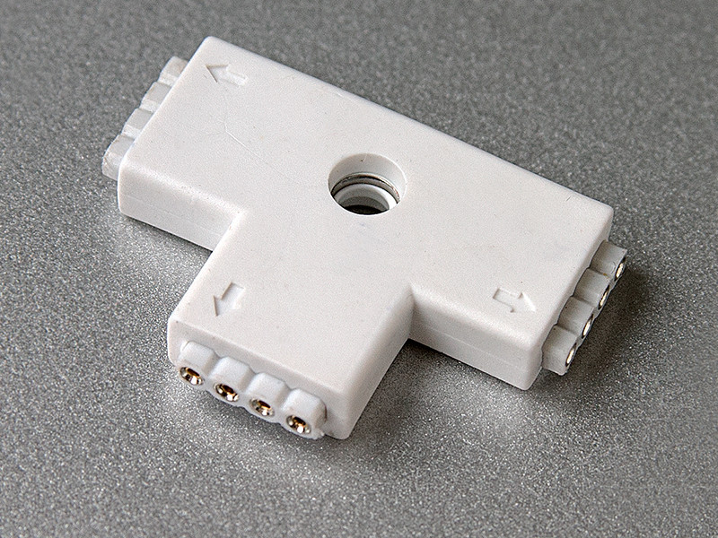 Коннектор T 4pin 10мм для светодиодной ленты 5050 RGB