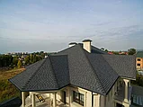 Гибкая битумная черепица Шинглас РАНЧО - Серый, фото 3