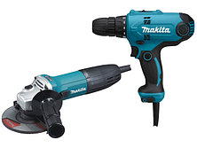 Набор электроинструмента MAKITA DK 0121 (DF0300, GA5030)