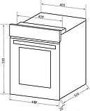 Духовой шкаф HOMSair OES456BK, фото 3