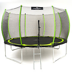 Батут пружинный с защитной сеткой Calviano 374 см - 12ft OUTSIDE master green