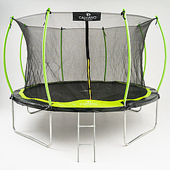 Батут пружинный с защитной сеткой Calviano 374 см - 12ft INSIDE master green