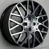 Литой диск X'trike X-125 BK/FP 6.5x16 4x98 ET35 DIA58,5