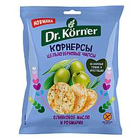 Чипсы "Dr.Korner" цельнозерновые с оливковым маслом и розмарином, 50 г