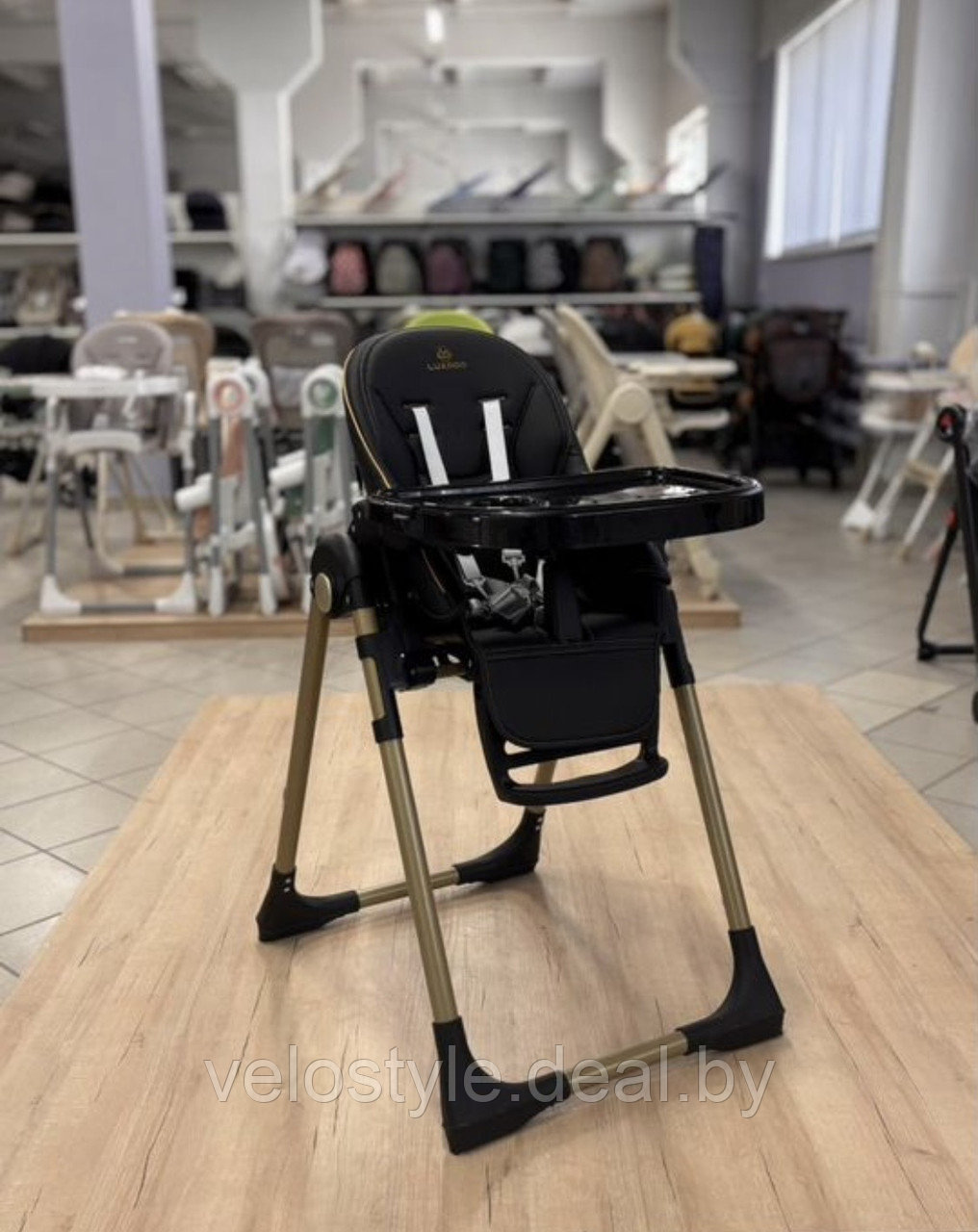 Детский стульчик шезлонг с 0 Luxmom H580 - фото 1 - id-p238354635