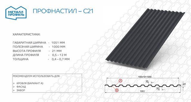 профилированный лист с-21