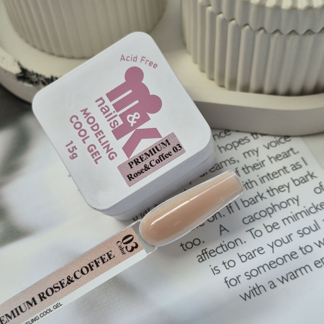 M&K Гель Premium ROSE&COFFEE 03 15г