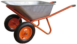 Тачка строительная двухколесная 300кг/125л WB5009SS, фото 2
