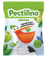 Конфеты пектиновые с соком ЯБЛОКА Pectilino 80г, 15шт/уп