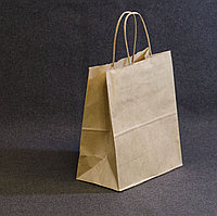 Крафт-пакет с кр. ручкой 250х110х320, крафт