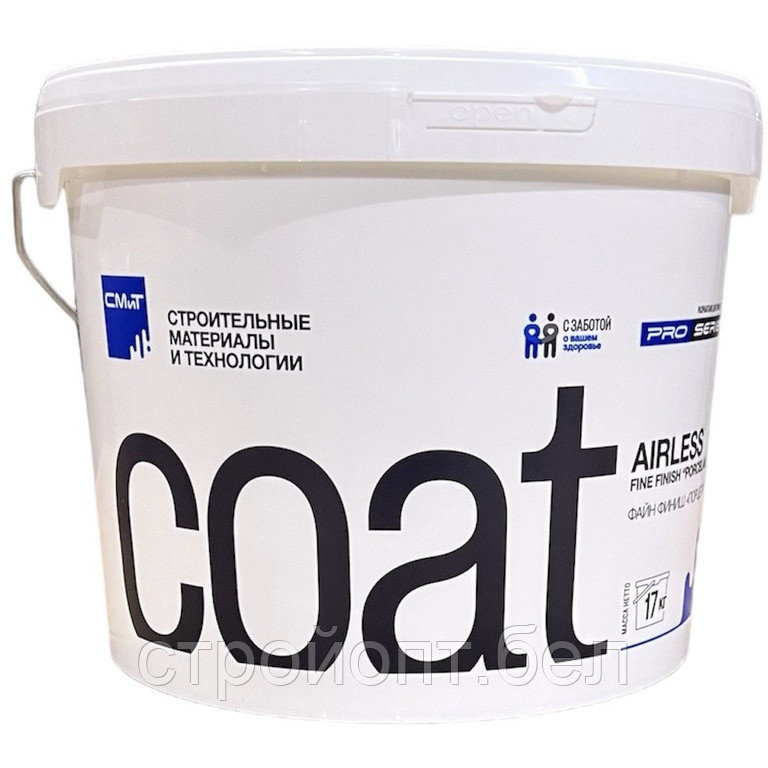 Финишная шпатлёвка СМиТ Fine Finish Porcelan, 17 кг
