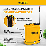 Опрыскиватель ранцевый аккумуляторный D-12LA, 12 л, 12 В, 8 Ач// Denzel, фото 9