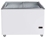Ларь морозильный с гнутым стеклом HAIER SD-416 AELUA с LED-ПОДСВЕТКОЙ, фото 3