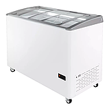 Ларь морозильный с гнутым стеклом HAIER SD-416 AELUA с LED-ПОДСВЕТКОЙ, фото 4