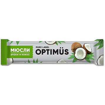 Батончик-мюсли OPTIMUS "Злаки и кокос", 25 г