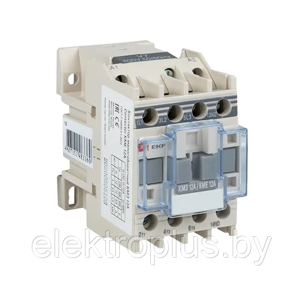 Контактор КМЭ малогабаритный  12А 380В 1NC/1NO EKF PROxima