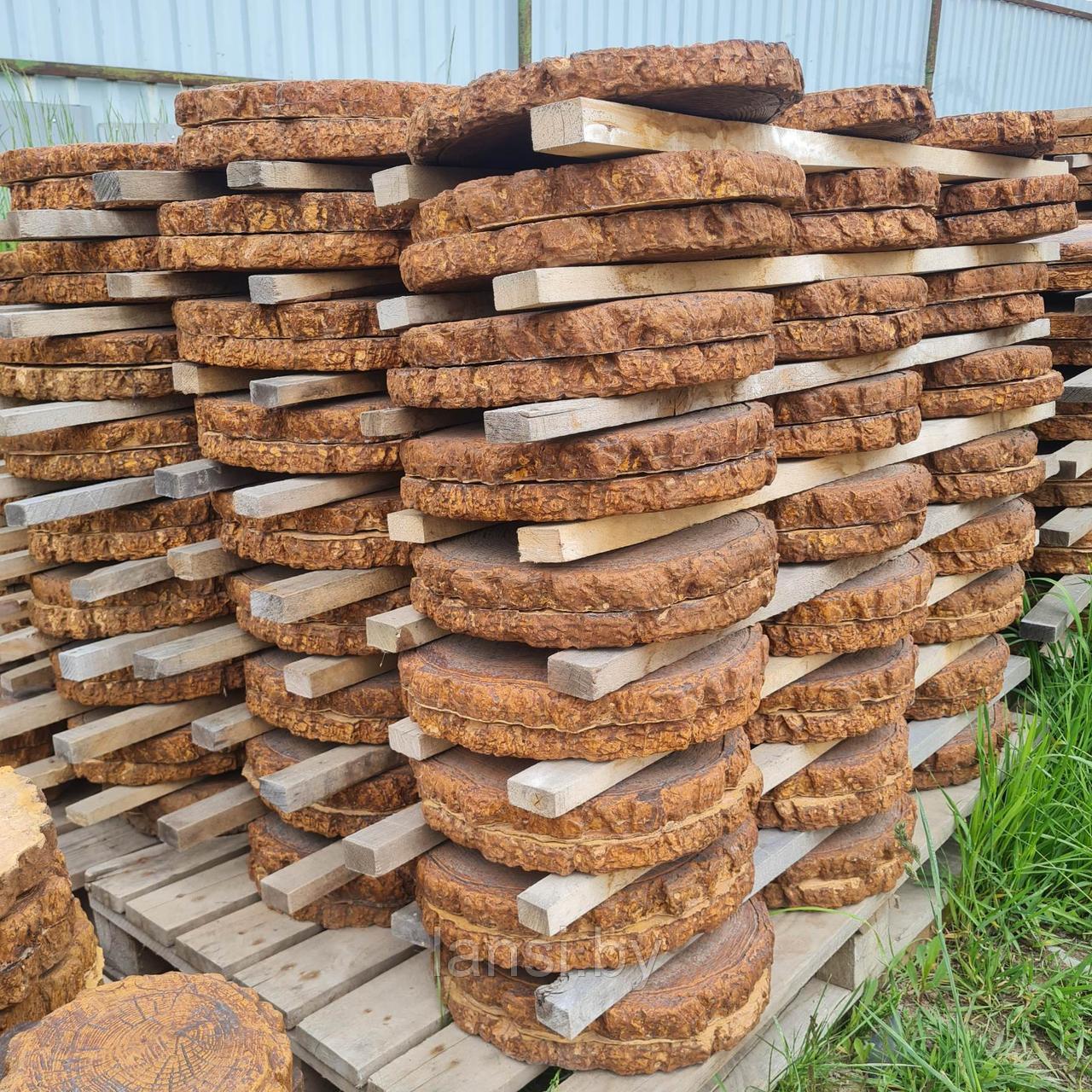 Плитка для пошаговых дорожек "Срез дерева 1" - фото 4 - id-p206877609