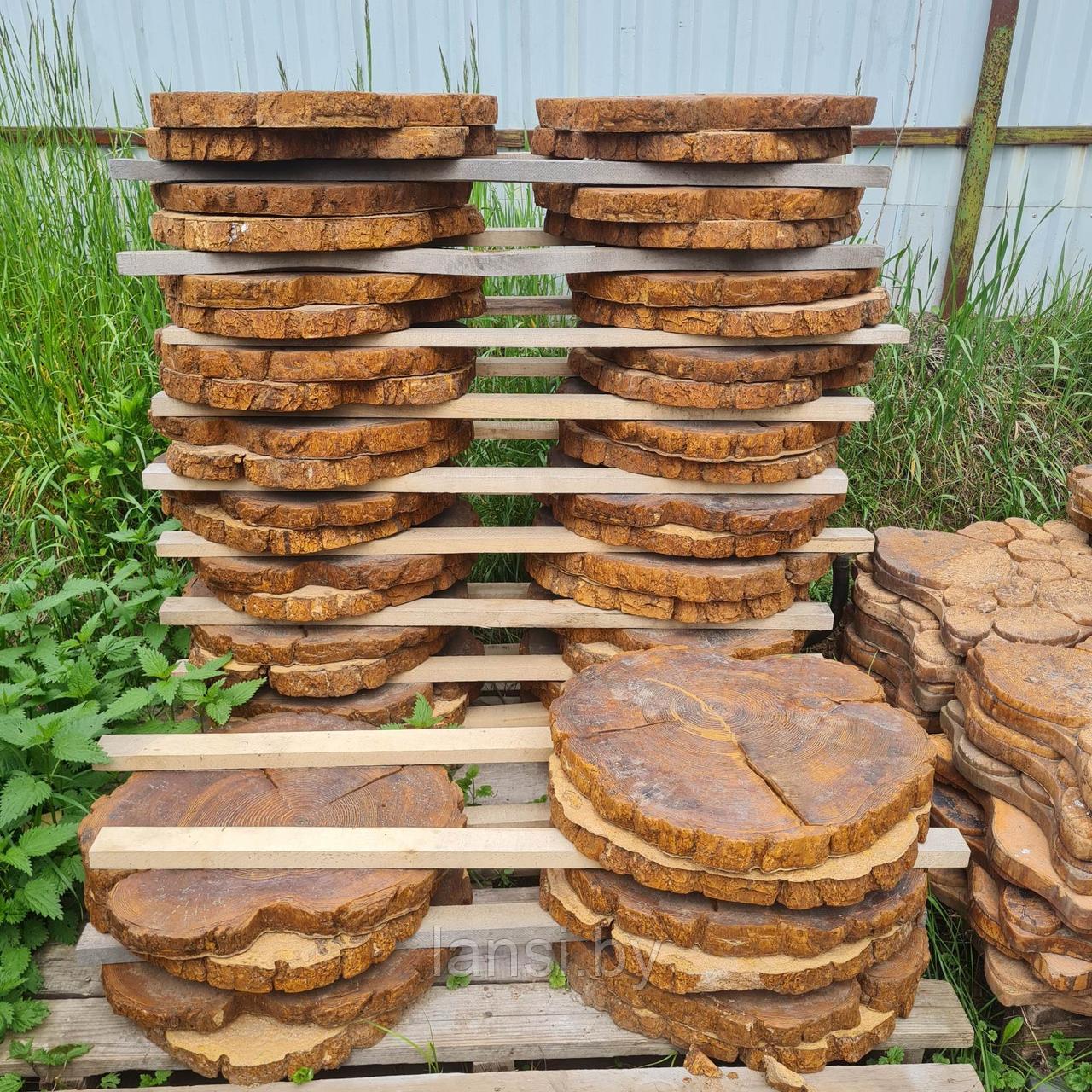 Плитка для пошаговых дорожек "Срез дерева 1" - фото 3 - id-p206877609