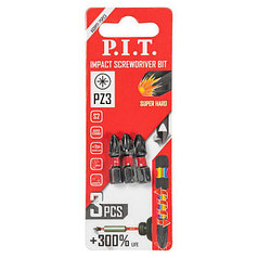 Бита ударная P.I.T. PZ3x25 мм 3 шт в уп., ASDR01-25PZ3