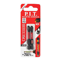 Бита ударная P.I.T. PZ3x50 мм 2 шт в уп., ASDR02-50PZ3