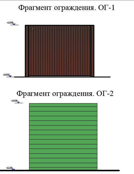 Проект на ограждение