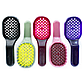 Расческа Janeke Bag Vented hairbrush, 16 × 6 × 3 см. Светло бордовый, фото 3