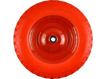 Колесо полиурет. 4.00-8" (подшипн. усил. ф35x20 мм, для оси 20x90мм) (Подходит к тачкам: WB350-2, WB351-2,