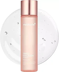 Medicube Увлажняющий тонер с коллагеном для гладкости и сияния кожи Triple Collagen Toner 4.0 140 мл