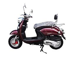 Скутер VENTO Retro бордовый