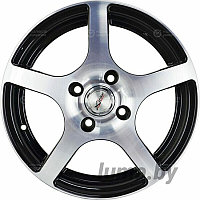 Литой диск X'trike X-118-mb BK/FP / Чёрный с алмазной проточкой 6x15 4x100 ET45 DIA67.1