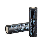 Аккумулятор Li-ion 18650 3.7V 2200mAh (без защиты) Robiton