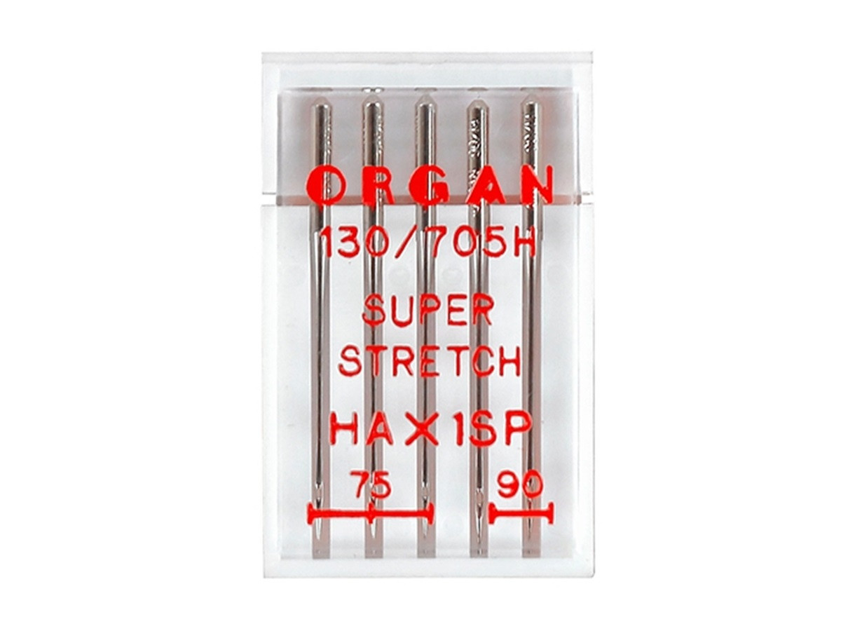 Иглы швейные универсальные ORGAN супер-стрейч