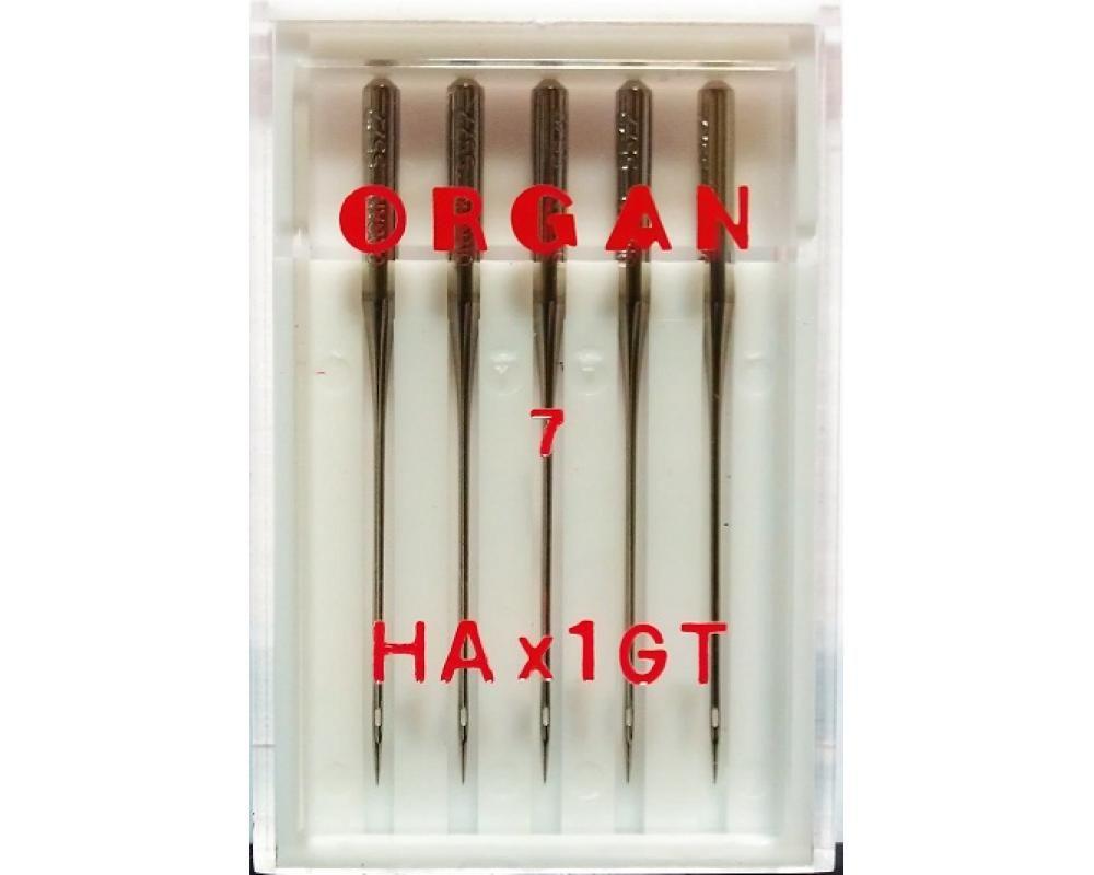 Иглы швейные универсальные ORGAN шелк-креп