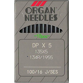 Иглы швейные универсальные ORGAN DPx5 SES (для трикотажа)